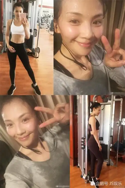 刘涛为减肥腊八节只健身不喝粥,晒满头大汗健身照超美素颜吸睛