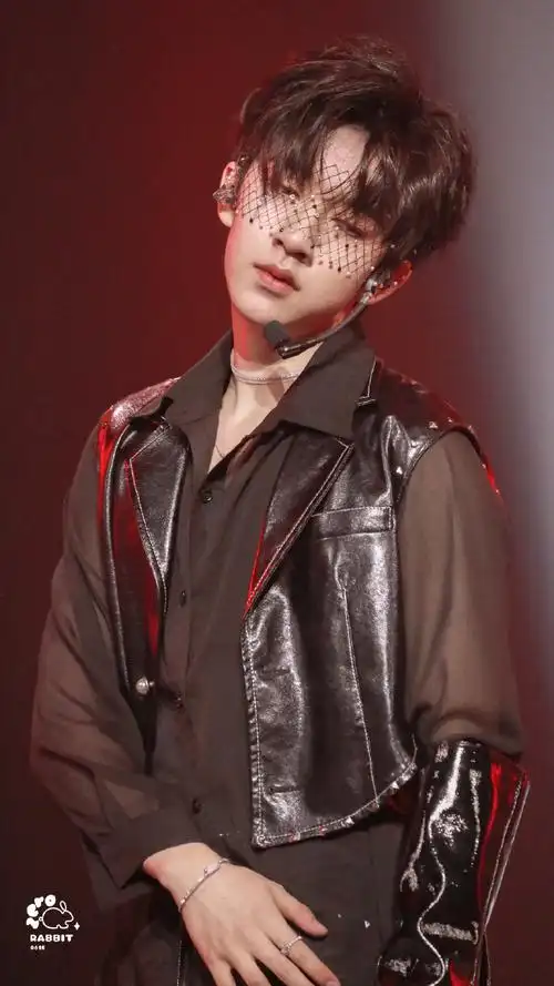 贺峻霖特务j网纱妆##贺峻霖面纱造型