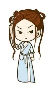 楚乔的卡通简笔画