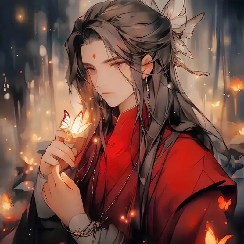 动漫头像和壁纸# 古风红衣情侣头像,勇闯江湖侠客梦,进入属于自嫉的