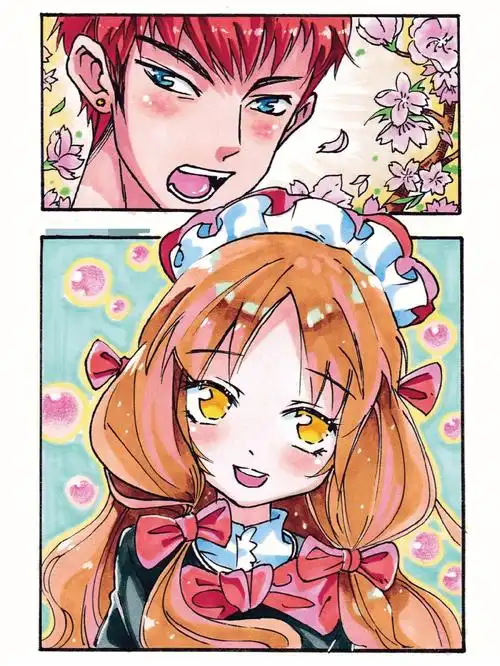 卡通人物动漫形象临摹素材绘画步骤