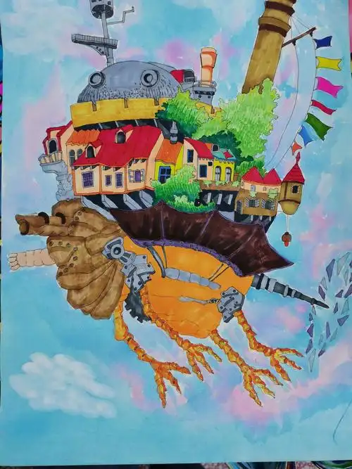 三曹路小学"创新 环保 和谐"科幻画获奖作品展