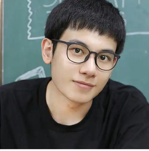 大考胡先煦同款眼镜框复古黑色圆框学生近视眼睛镜架女潮可配度数 透