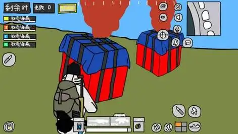 空投包简笔画视频教程看见空投就跑手绘简笔画快来吃鸡空投怎么画步骤