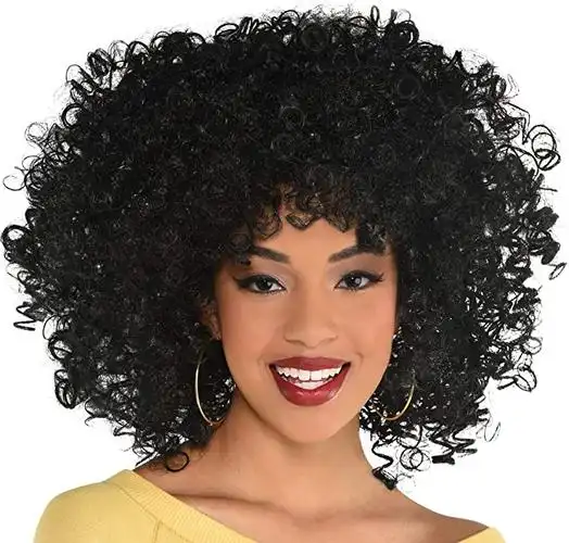 amscan 螺旋卷发大假发万圣节服装女士配饰,均码