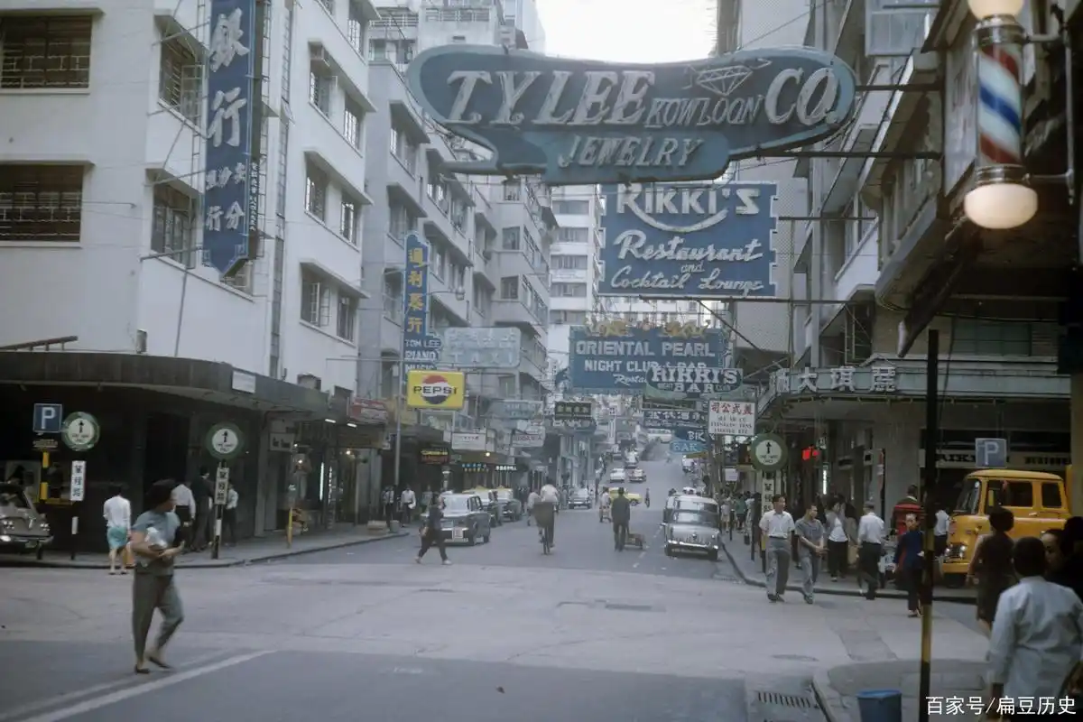 1966年的香港,罕见街拍老照片,60年代的生活记忆