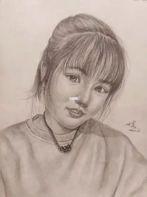 素描肖像画