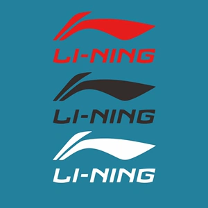 中国李宁热转印贴衣服logo标志胶贴t恤图案烫画耐水洗红色烫熨贴