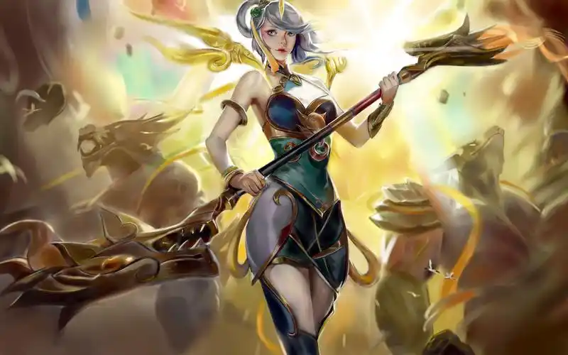 (板绘)临摹春晖女神拉克丝皮肤原画_哔哩哔哩 (゜-゜)つロ 干杯~-bili