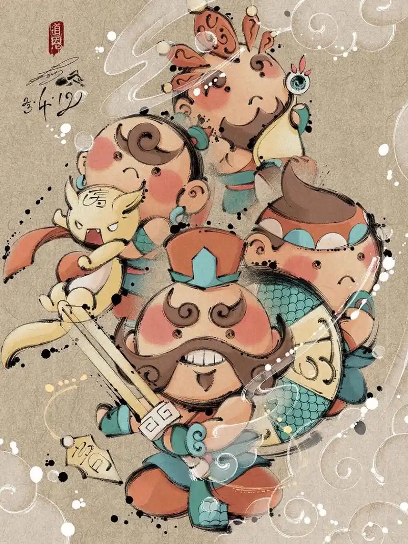 魔家四将 魔礼海/魔礼寿/魔礼青/魔礼红 总觉得这哥四个出场率贼高