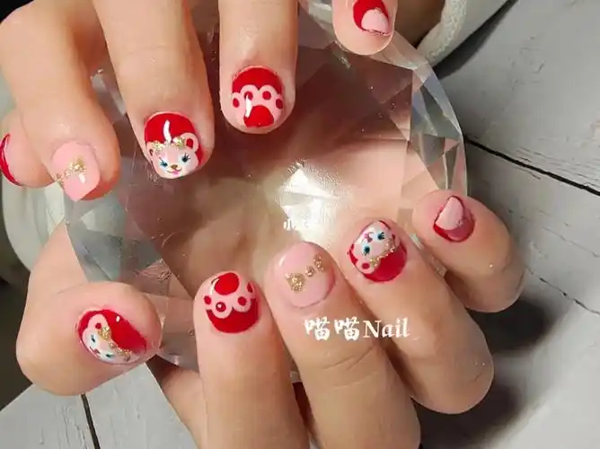 迪士尼儿童美甲萌萌哒雪莉