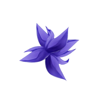 紫蓝色神秘花朵