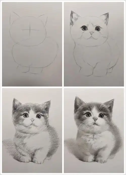 想学的同学扣6! #素描 #素描动物 # - 抖音