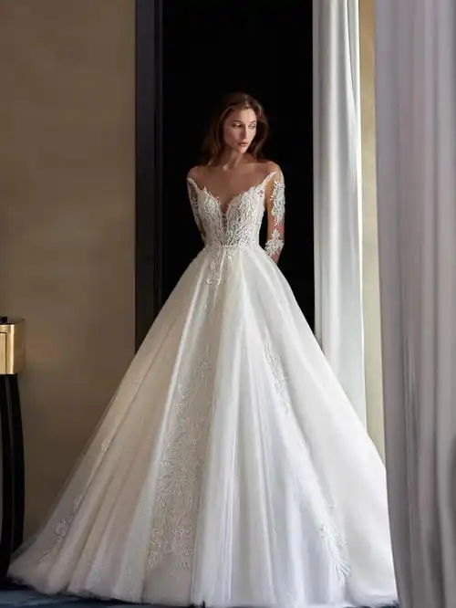 水瓶74座适合的婚纱礼服