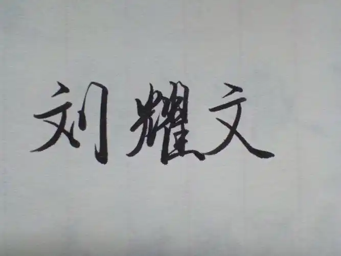 书写  #刘耀文  #王俊凯书写之不晓得什么字体