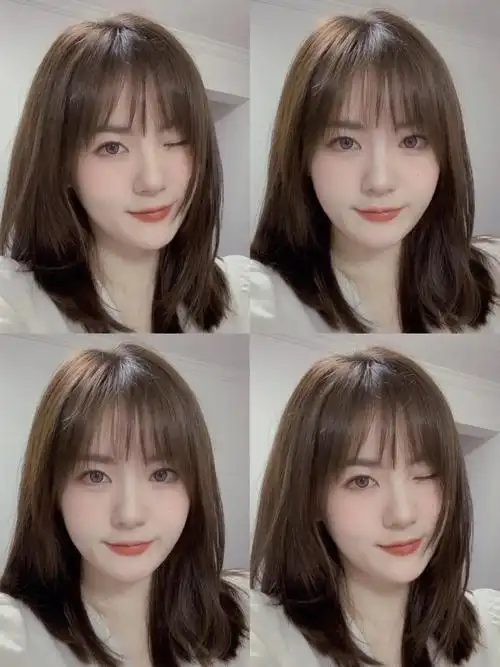中低层次齐肩锁骨发大脸圆脸太适合了