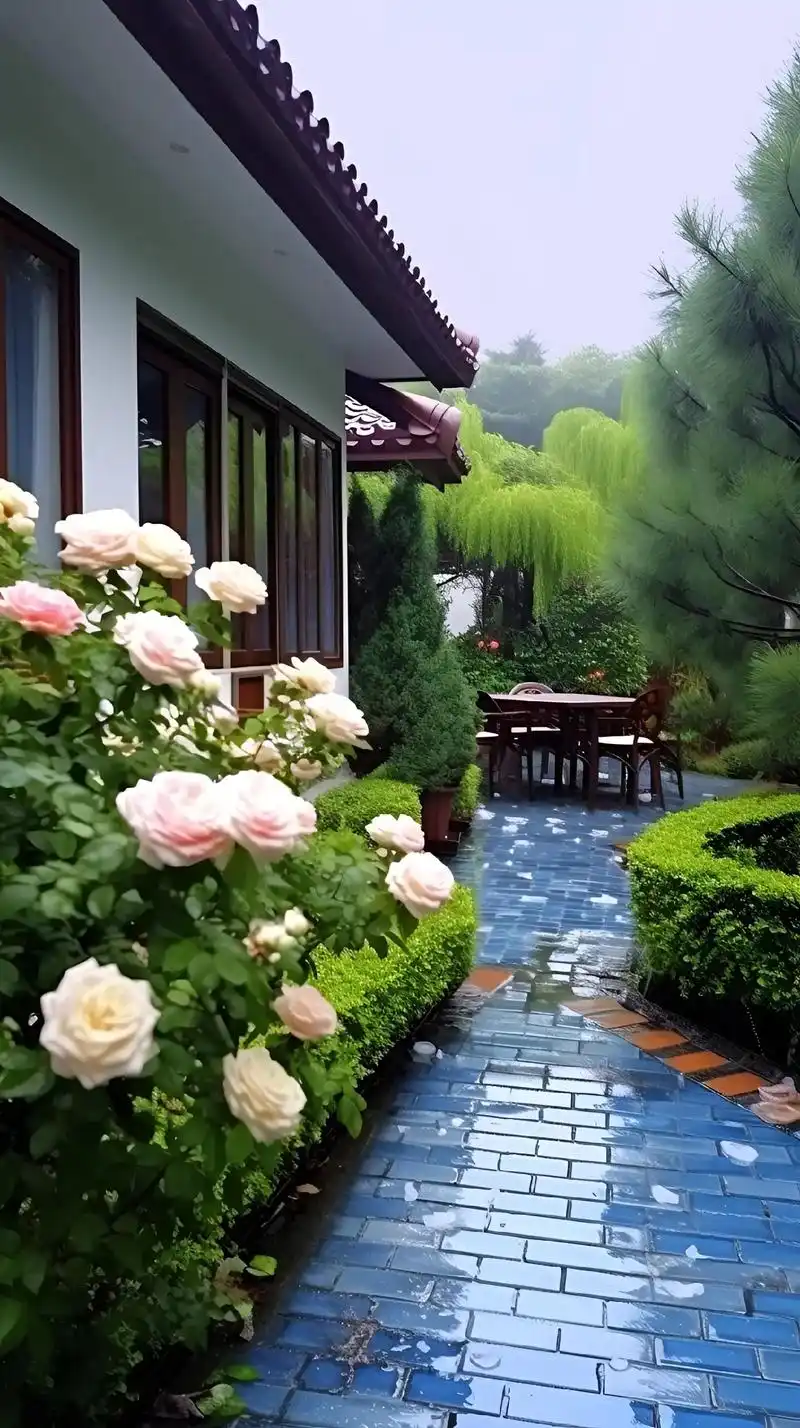 美丽的花园小院分享给你,望你拥有幸福安康.#抖音图文来了 # - 抖音