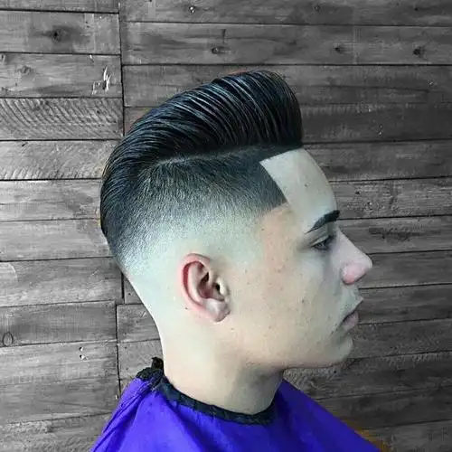 欧美男士渐变发型侧面效果图大全