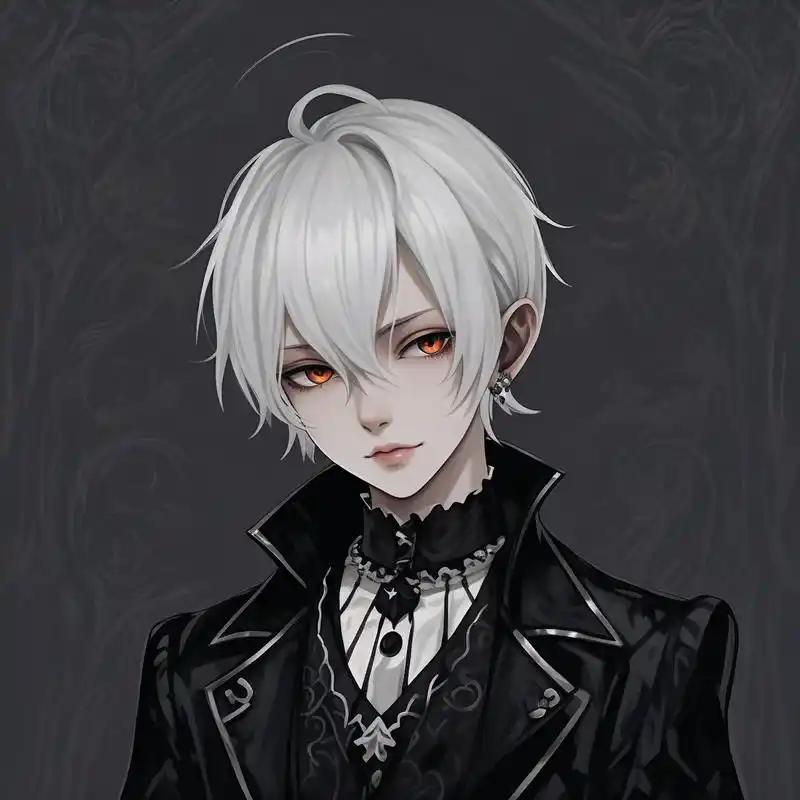 94黑暗系冷血哥特风头像09 沉浸在黑暗的魅力中,这些哥特风头像