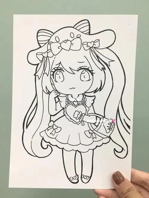 基础孩子进行绘画临摹背景简单不复杂9315临摹禁止商用#动漫头像