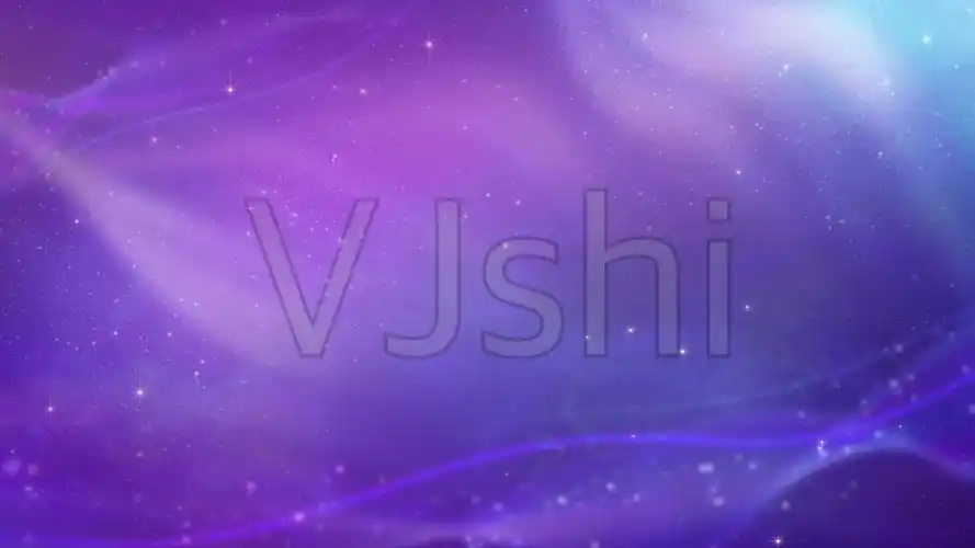 蓝紫色渐变流光星星背景