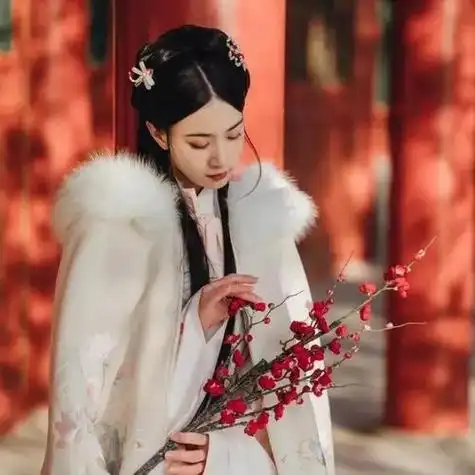 唯美古装女头像唯美淡雅古风真人头像