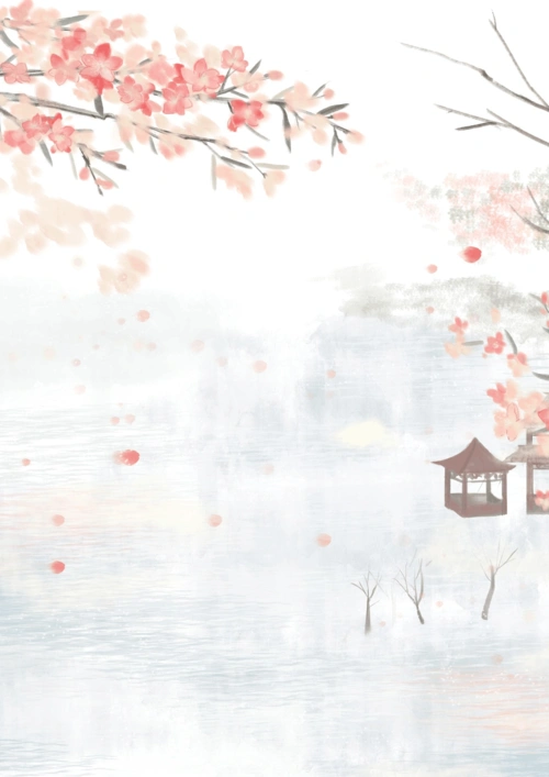 【可编辑word模板】水墨画古风新信纸word模板_word文档在线阅读与下