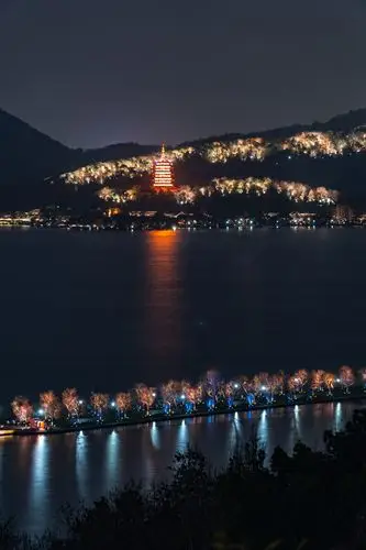 杭州西湖夜景(竖图) - 大明趣旅行 - 图虫