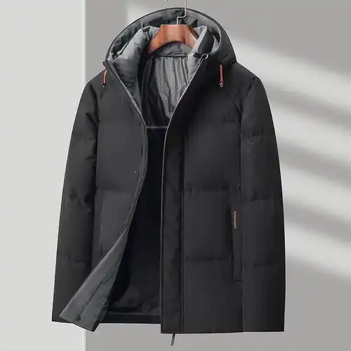 优质精品疯狂促销羽绒服白鸭绒连帽新款时尚都市款上市常规款男装