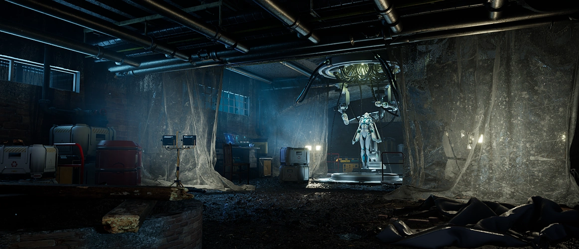 【虚幻4】 地下实验室 赛博朋克 以及制作流程解析