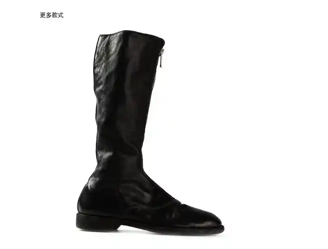 guidi 女士正面拉链短靴410 白色 it38【图片 价格 品牌 报价】-京东