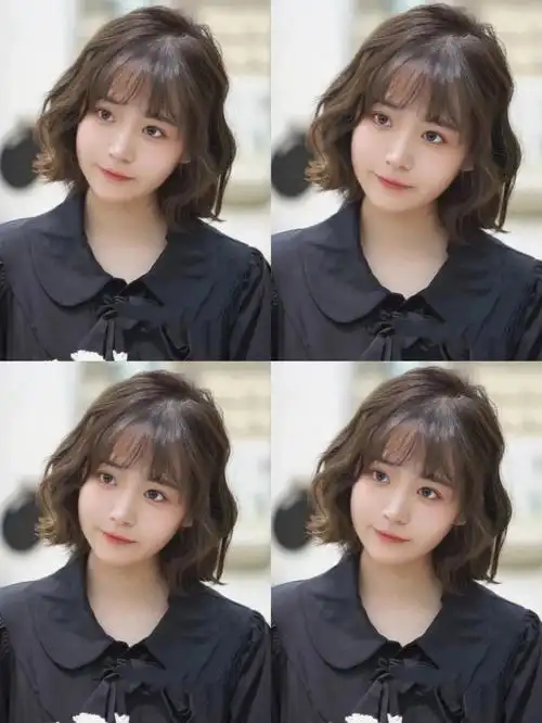 中短发木马卷减龄又显脸小不要太香了
