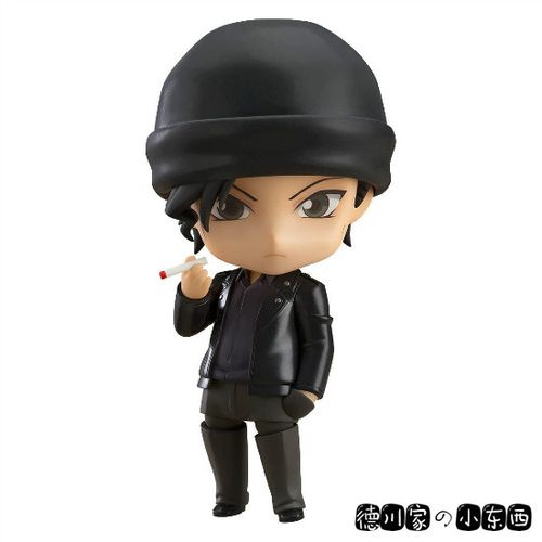 日本代购 名侦探柯蓝 赤井秀一 10cm q版 可爱 活动 娃娃 手办