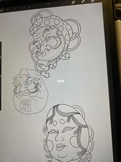 客稿火男达摩蛋阿多福