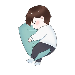 手绘卡通世界儿童日可爱儿童睡觉素材免扣