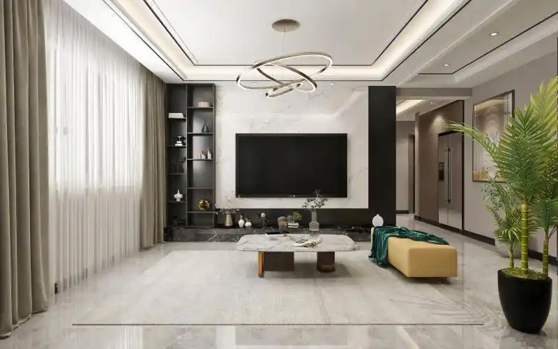 现代电视背景墙