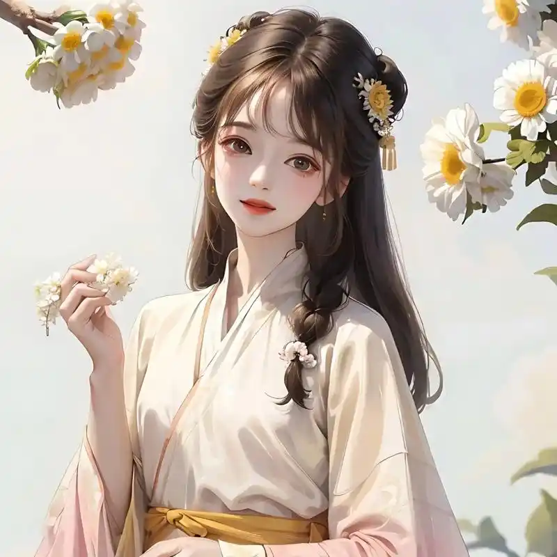 古风好看的女生头像95 "鲜花的浪漫和春日的心动,注定将是一场视觉