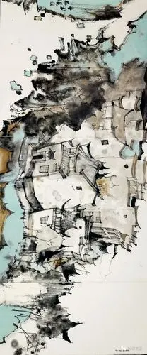 黑瓦白墙素江南青年画家孙棋用笔墨呈现徽派建筑的住宅美学