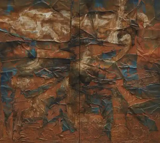 第三届全国宁波综合材料绘画双年展展出作品系列九