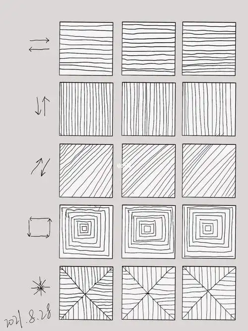 零基础线条练习day3_procreate_兴趣爱好_绘画
