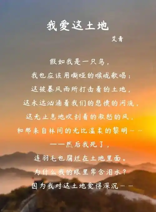 北京高院行装处倪莎莎说,这首艾青的《我爱这土地》用来形容防疫志愿