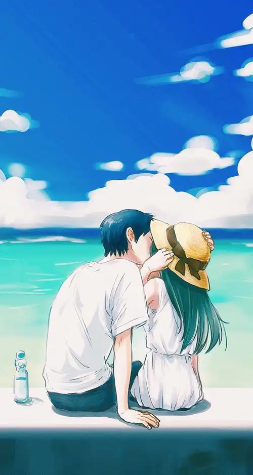 动漫插画漫画萌系水粉唯美头像壁纸情侣头像美景意境清新全屏二次元