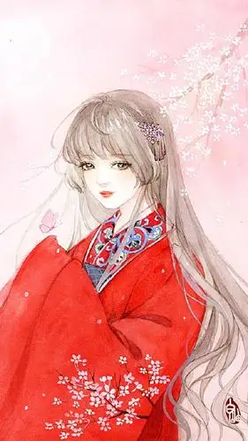 唯美古风的红衣女生动漫图片大全轮回千世你一回眸