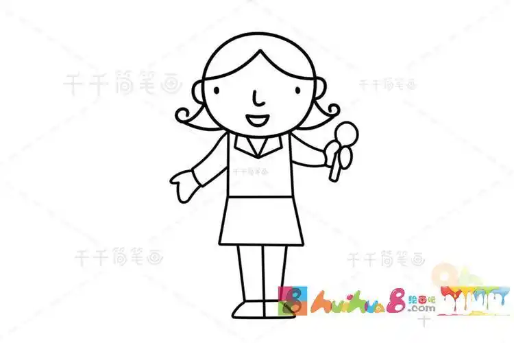 编播控等多种业务能力的人接下来小编为大家介绍主持人的简笔画