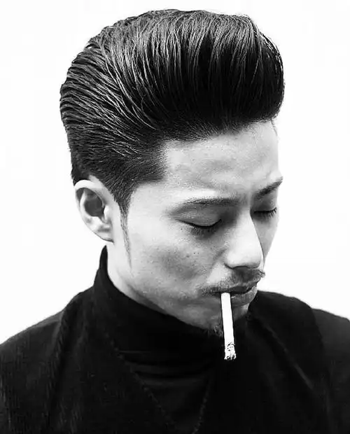 非常适合秋冬季节的男士发型,复古风型男发型!