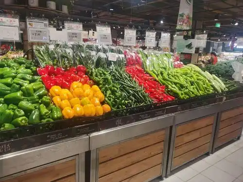 1.17中心店蔬菜陈列