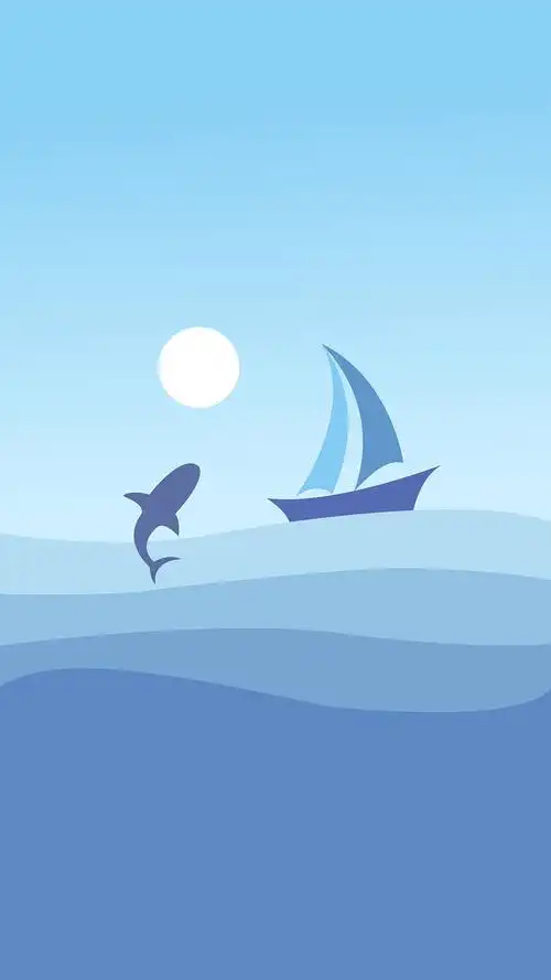 简约唯美意境插画手机壁纸