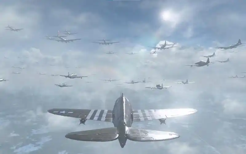 使命召唤14二战:驾驶"雷电"战斗机,保护轰炸机编队!