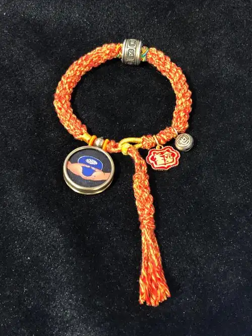 平平安安长命百岁热贡唐卡国风手绳