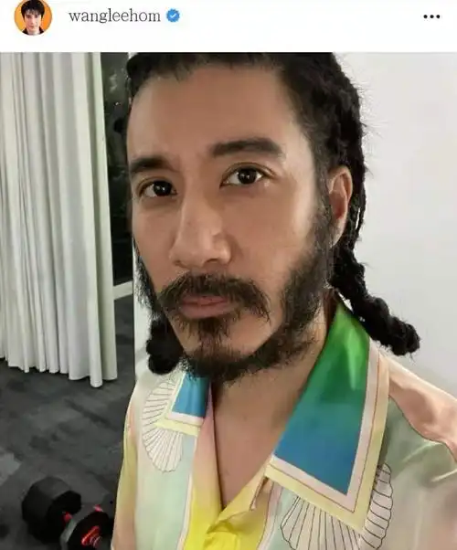 王力宏图片王力宏近照满脸络腮胡